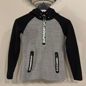 Super dry sport hooded sweatshirt